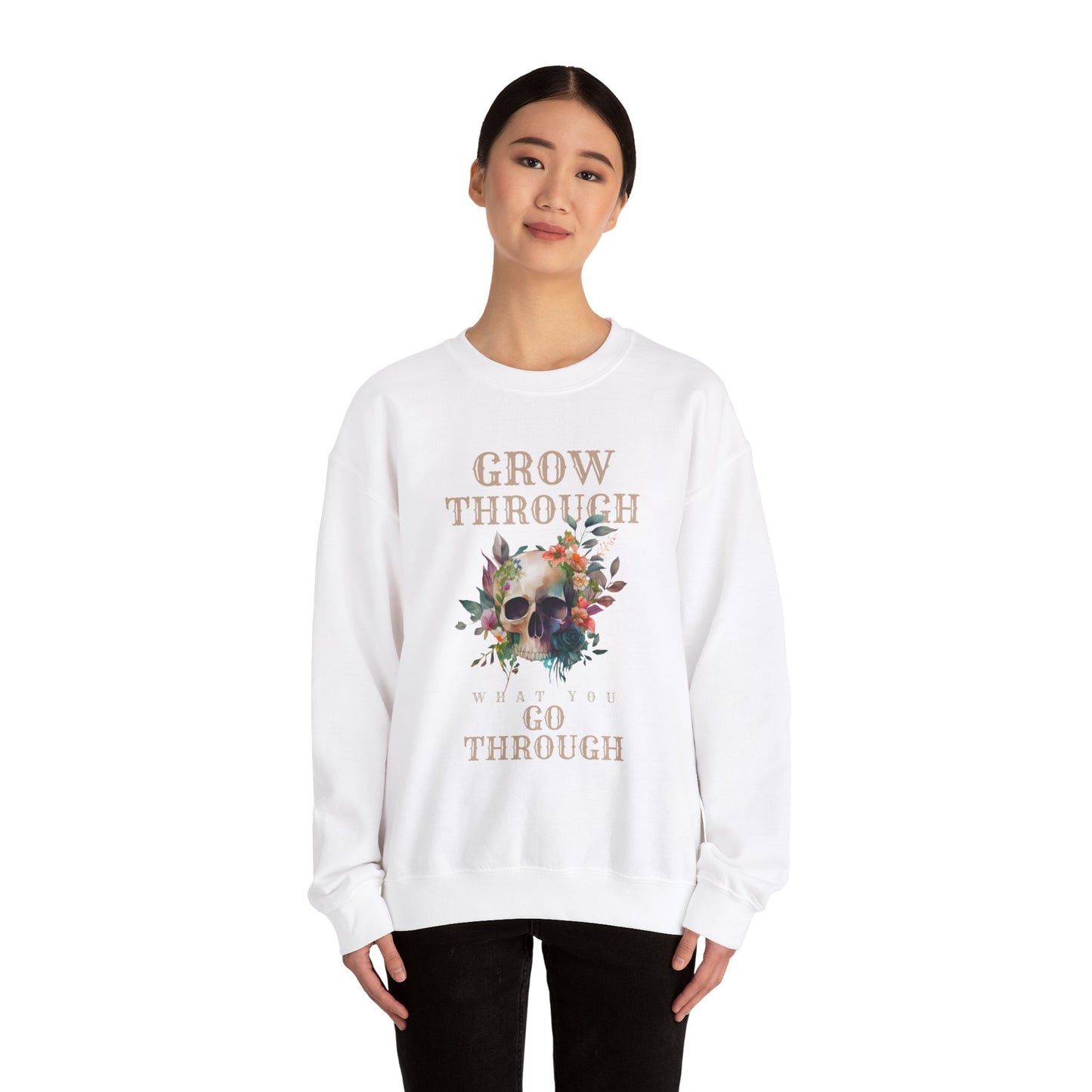 Grow Through Unisex Heavy Blend™ Crewneck Sweatshirt