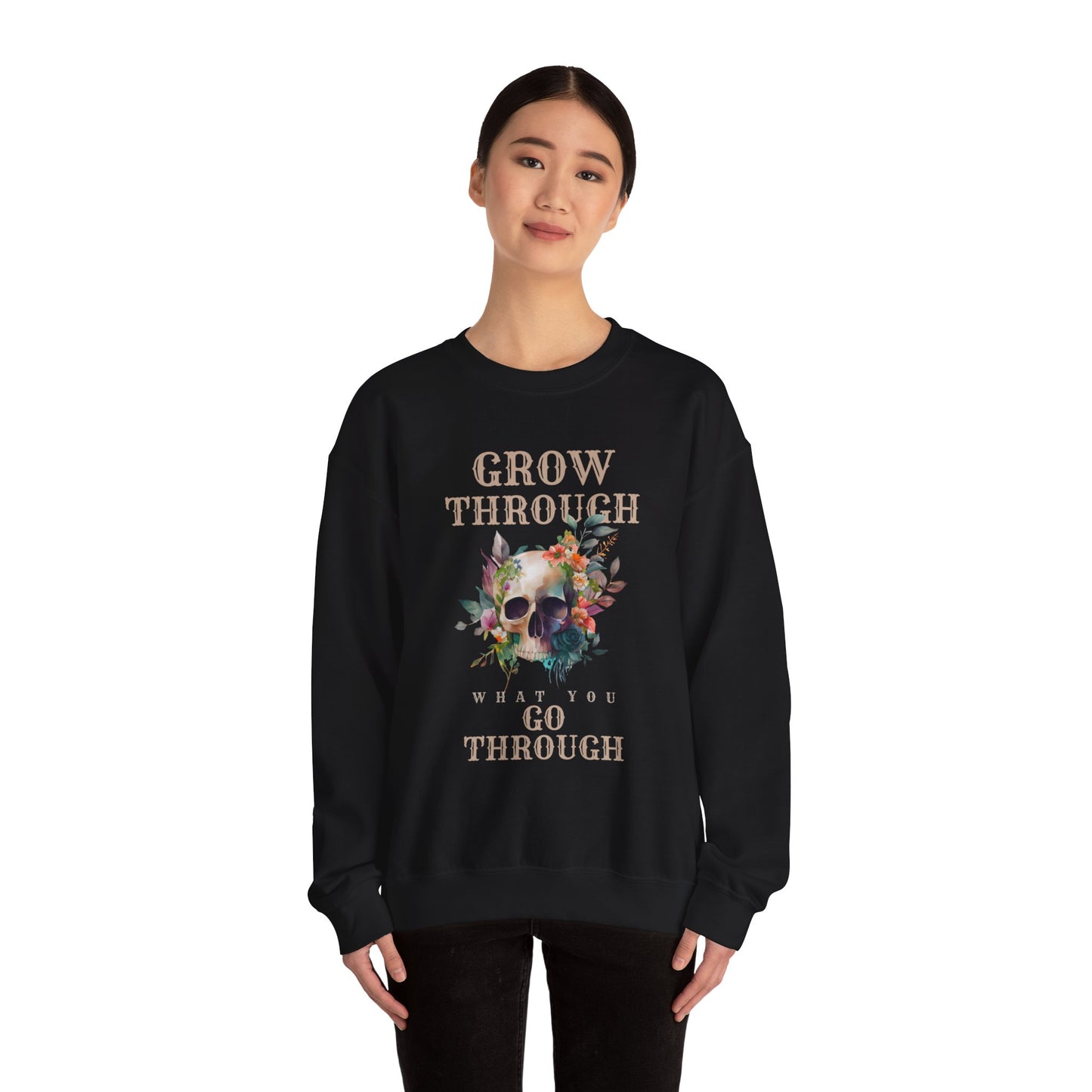 Grow Through Unisex Heavy Blend™ Crewneck Sweatshirt